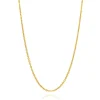 Adjustable Cable Chain In 14K Yellow Gold, 22"