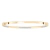 Alternating Diamond Bar Bangle Bracelet In Vermeil, 6.5" (1/5 Ct. Tw.)