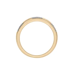 Alternating Diamond Pave Bar Ring In Vermeil (1/10 Ct. Tw.)