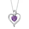 Amethyst Heart Necklace