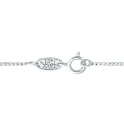 Angel Devil Pendant With Diamond Accent In Sterling Silver And 14K Rose Gold