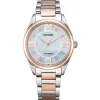 Arezzo Women's Watch With Diamonds In Rose Gold-Tone Ion-Plated Stainless Steel