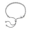 Beaded Bolo Bracelet In Sterling Silver