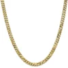 Beveled Curb Chain In 14K Yellow Gold, 24"
