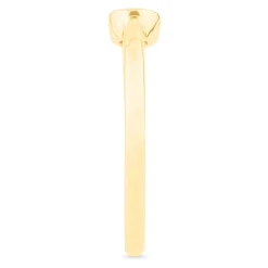 Bezel-Set Diamond Promise Ring In 14K Yellow Gold (1/10 Ct. Tw.)