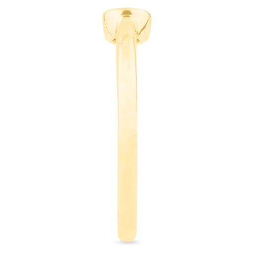 Bezel-Set Diamond Promise Ring In 14K Yellow Gold (1/10 Ct. Tw.)