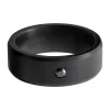 Black Diamond Wedding Band In Elysium, 8Mm (1/10 Ct.)