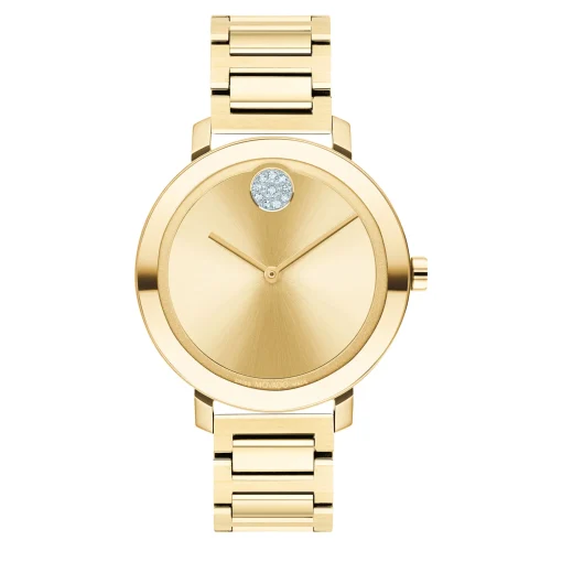 Bold Evolution Women's Watch In Yellow Gold-Tone Ion-Plated Stainless Steel, 34Mm