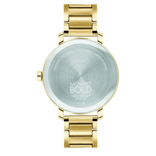 Bold Evolution Women's Watch In Yellow Gold-Tone Ion-Plated Stainless Steel, 34Mm