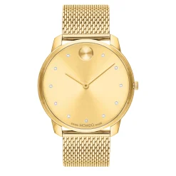 Bold Thin Men's Watch In Gold-Tone Ion-Plated Stainless Steel