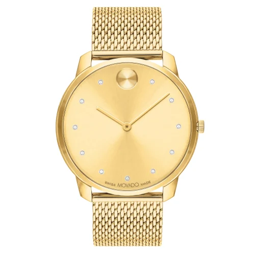 Bold Thin Men's Watch In Gold-Tone Ion-Plated Stainless Steel