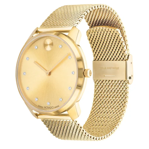 Bold Thin Men's Watch In Gold-Tone Ion-Plated Stainless Steel