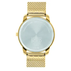 Bold Thin Men's Watch In Gold-Tone Ion-Plated Stainless Steel