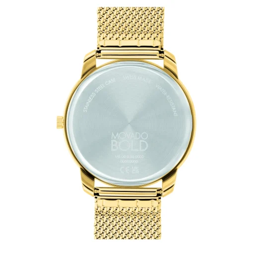 Bold Thin Men's Watch In Gold-Tone Ion-Plated Stainless Steel