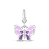 Butterfly Charm In Sterling Silver