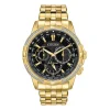 Calendrier Chronograph Diamond Men's Watch In Gold-Tone Ion-Plated Stainless Steel