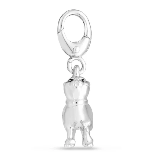 Cat Charm In Sterling Silver