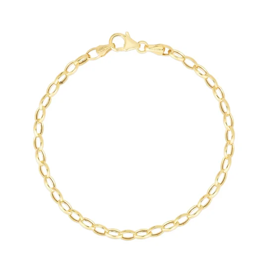 Charm Bracelet In 10K Yellow Gold