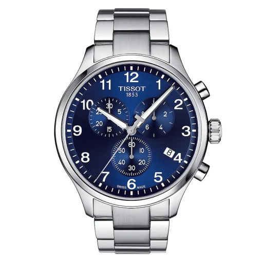 Chrono Xl Classic Blue Men's Watch In Stainless Steel, 45Mm