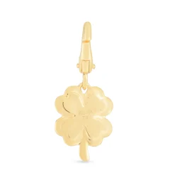 Clover Charm In 10K Yellow Gold