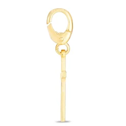 Cross Charm In 10K Yellow Gold