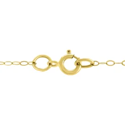 Cross Pendant In 14K Yellow & White Gold