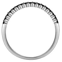 1/5 Ct. Tw. Black Diamond Stack Ring In 10K White Gold