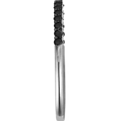 1/5 Ct. Tw. Black Diamond Stack Ring In 10K White Gold