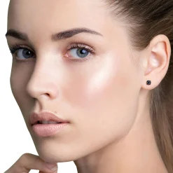 1 Ct. Tw. Black Diamond Stud Earrings In