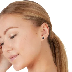 1 Ct. Tw. Black Diamond Stud Earrings In