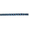 1/5 Ct. Tw. Blue Diamond Stack Ring In 10K White Gold
