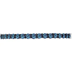 1/5 Ct. Tw. Blue Diamond Stack Ring In 10K White Gold