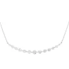 1 Ct. Tw. Diamond Bar Necklace In 10K White Gold