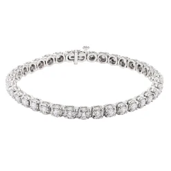 3 Ct. Tw. Diamond Bracelet In 10K White Gold