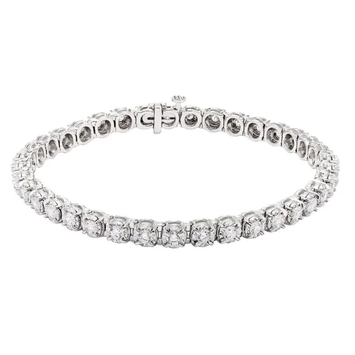 3 Ct. Tw. Diamond Bracelet In 10K White Gold