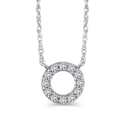 1/10 Ct. Tw. Diamond Circle Pendant