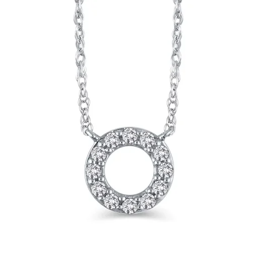 1/10 Ct. Tw. Diamond Circle Pendant