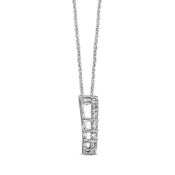 1/4 Ct. Tw. Diamond Circle Pendant In 10K White Gold