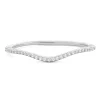 1/10 Ct. Tw. Diamond Contour Band In 10K White Gold
