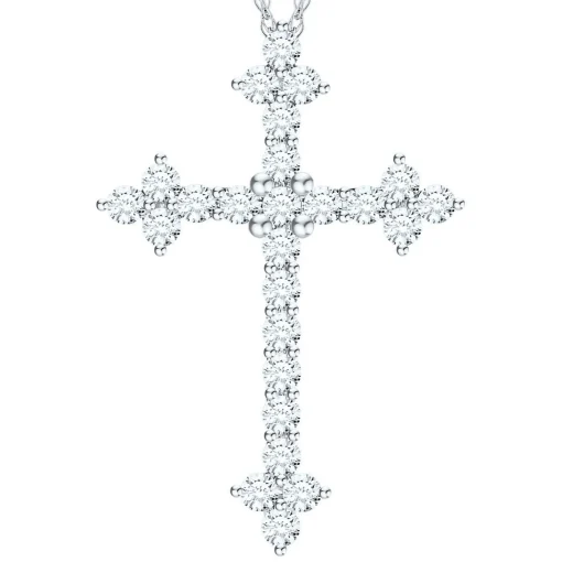 1 Ct. Tw. Diamond Cross Pendant In