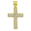 3/4 Ct. Tw. Diamond Cross Pendant In 10K Yellow Gold