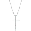 1/8 Ct. Tw. Diamond Cross Pendant In 10K White Gold