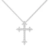 1/2 Ct. Tw. Diamond Cross Pendant In