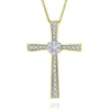 1/5 Ct. Tw. Diamond Cross Pendant In 10K Yellow Gold