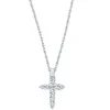 1/10 Ct. Tw. Diamond Cross Pendant In 10K White Gold