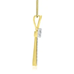 1/5 Ct. Tw. Diamond Cross Pendant In 10K Yellow Gold