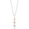 1/3 Ct. Tw. Diamond Drop Pendant In 10K Rose Gold
