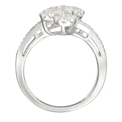 1 Ct. Tw. Diamond Five-Stone Ring In 10K White Gold