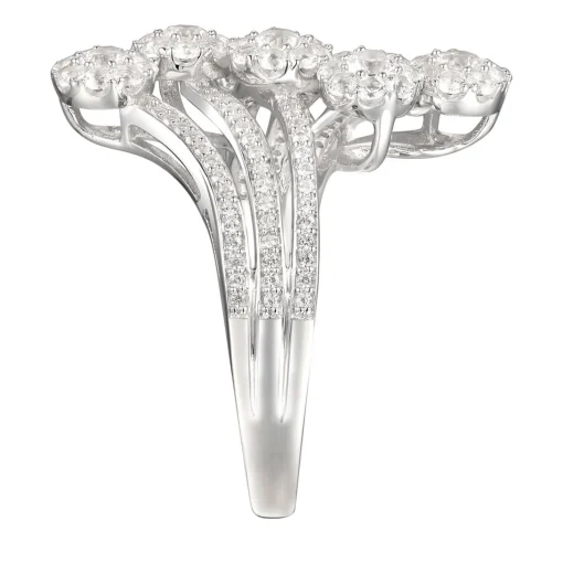 1 Ct. Tw. Diamond Five-Stone Ring In 10K White Gold
