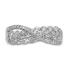1 Ct. Tw. Diamond Flyover Ring In 10K White Gold